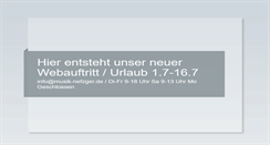 Desktop Screenshot of musik-nefzger.de
