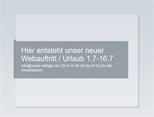 Tablet Screenshot of musik-nefzger.de